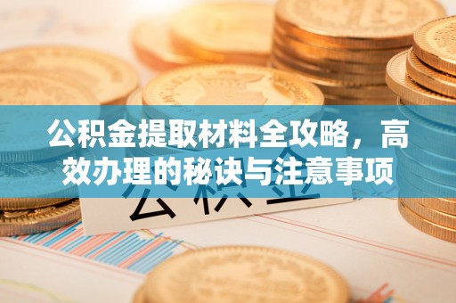 凤山公积金提取材料全攻略，高效办理的秘诀与注意事项