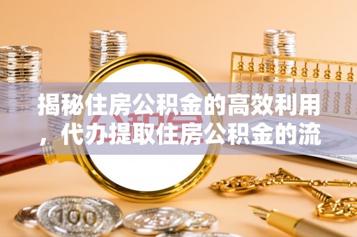 凤山揭秘住房公积金的高效利用，代办提取住房公积金的流程与技巧