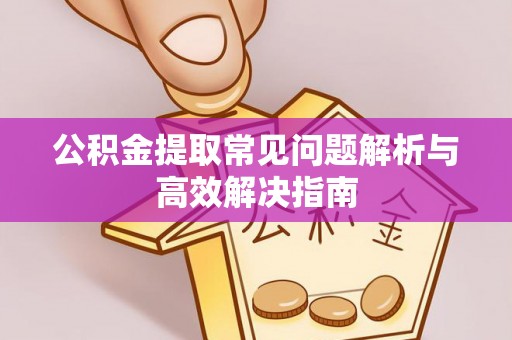 凤山公积金提取常见问题解析与高效解决指南