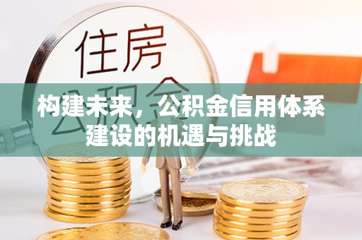 凤山构建未来，公积金信用体系建设的机遇与挑战