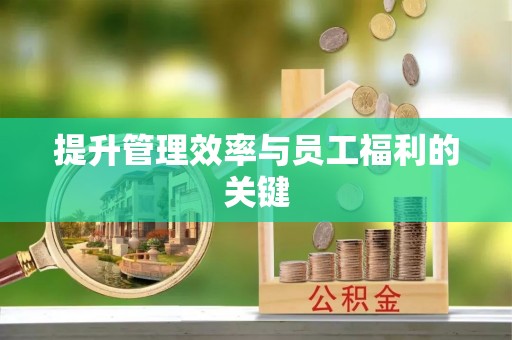 凤山提升管理效率与员工福利的关键