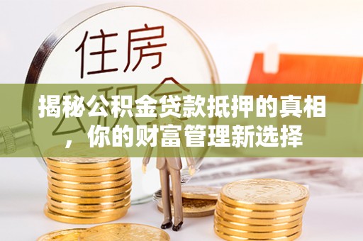凤山揭秘公积金贷款抵押的真相，你的财富管理新选择