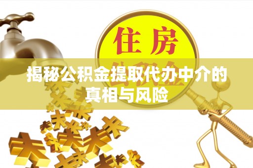 凤山揭秘公积金提取代办中介的真相与风险