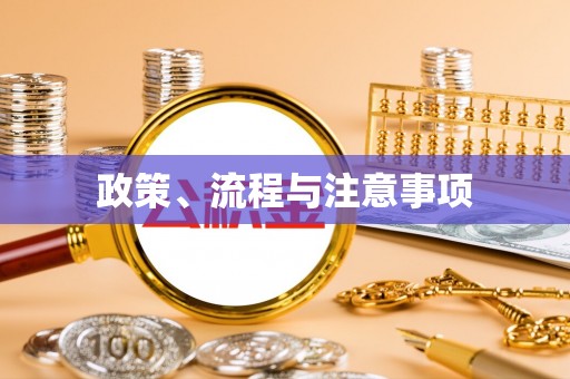 凤山政策、流程与注意事项