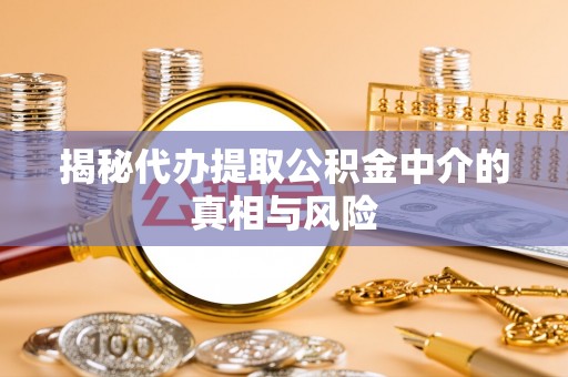 凤山揭秘代办提取公积金中介的真相与风险
