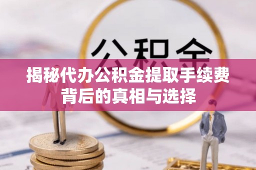 凤山揭秘代办公积金提取手续费背后的真相与选择