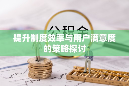 凤山提升制度效率与用户满意度的策略探讨